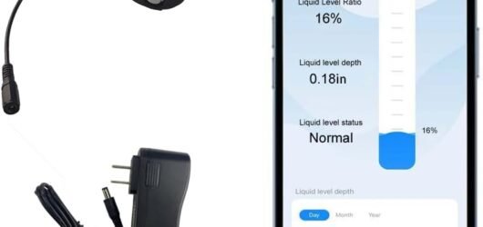 Smart TLC2326 Tuya Liquid Level Monitor 118 inches APP Oil Water Outdoor Alarm Sensor Household Indicator Ultrasonic Well Monitoring System WiFi Micro Detector Granary Solid Particle Volume